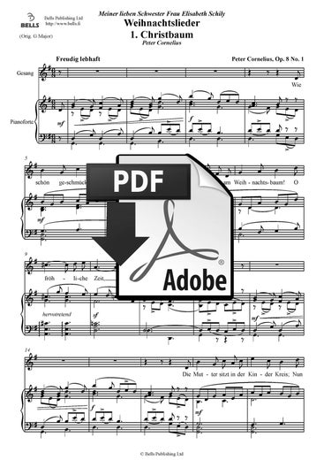 Cornelius, Peter: Christbaum, Op. 8 n. 1