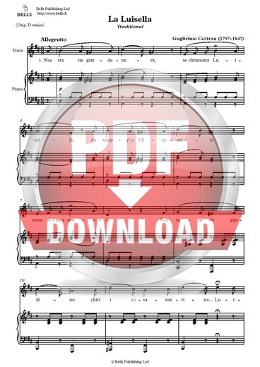 Cottrau, Guglielmo: La Luisella