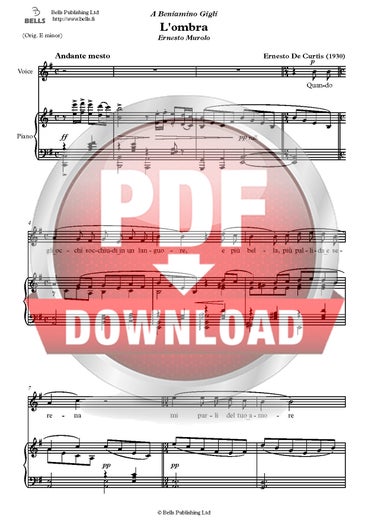 Curtis, Ernesto de: L'ombra