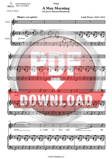 Denza, Luigi: A May Morning