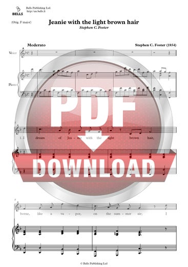 Foster, Stephen C.: Jeanie with the light brown hair