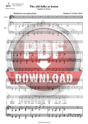 Foster, Stephen C.: The old folks at home (2)