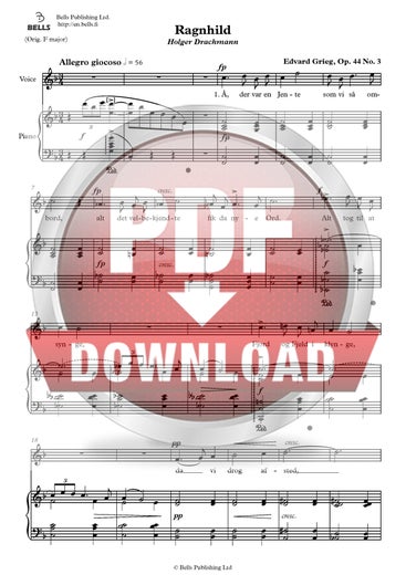 Grieg, Edvard: Ragnhild, Op. 44 n. 3