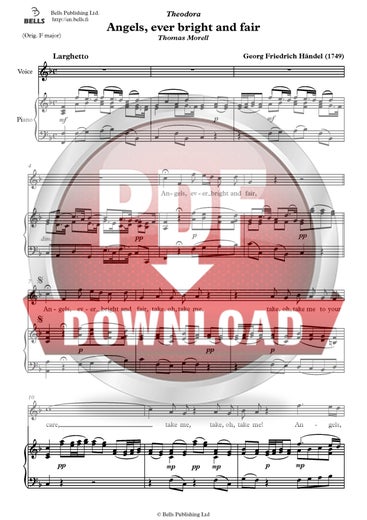 H&auml;ndel, Georg Friedrich: Angels, ever bright and fair
