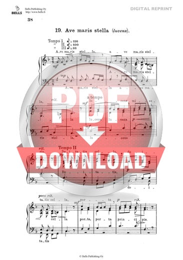 Trad. (arr. Heikki Klemetti): Ave maris stella (lucens)