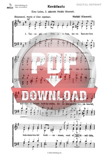 Klemetti, Heikki: Kevätlaulu