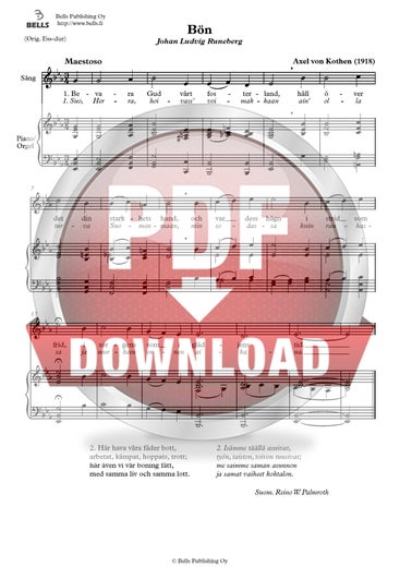 Kothen, Axel von: B&ouml;n (canzone solistica)