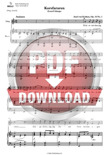 Kothen, Axel von: Korsfararen, Op. 34 n. 1