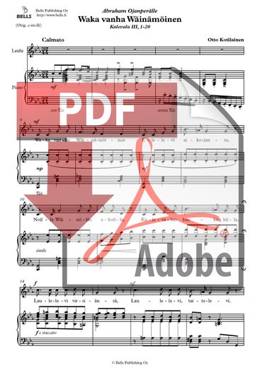 Kotilainen, Otto: Waka vanha W&auml;in&auml;m&ouml;inen