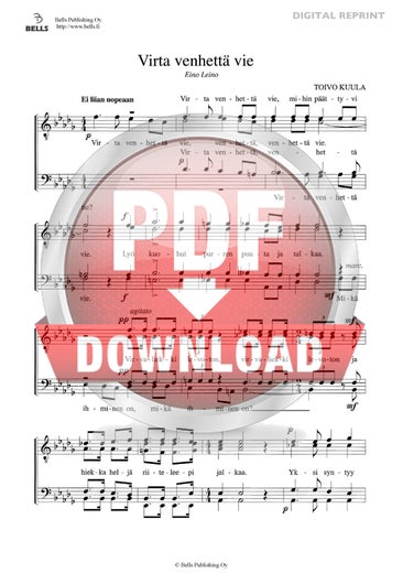 Kuula, Toivo: Virta venhett&auml; vie, Op. 4 n. 5