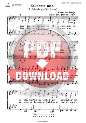 Copy of Wegelius, Martin (arr. Jaakko Tuuri): Kaarina Maununtytt&auml;ren kehtolaulu