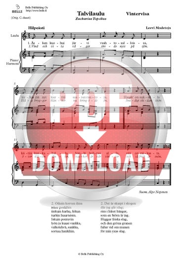 Madetoja, Leevi: Talvilaulu