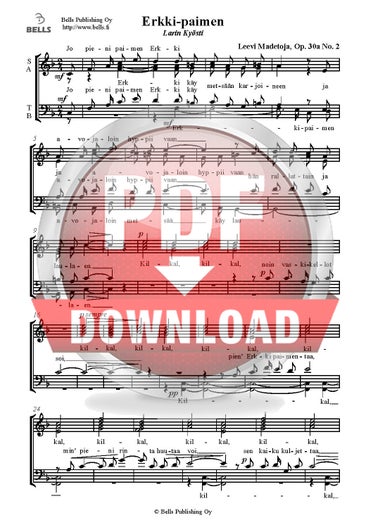 Madetoja, Leevi: Erkki-paimen, Op. 30a n. 2