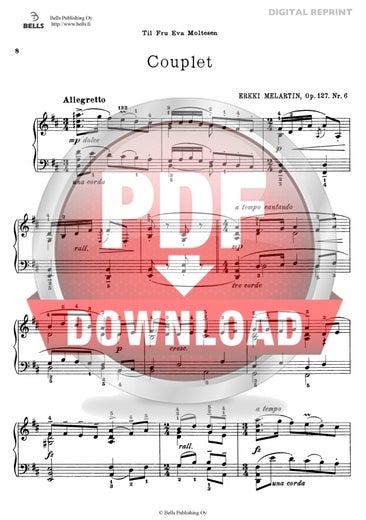 Melartin, Erkki: Couplet, Op. 127 n. 6