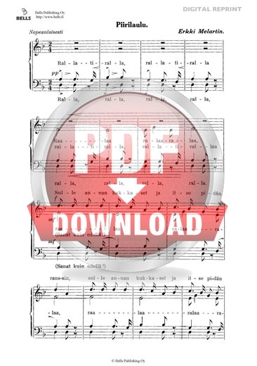 Melartin, Erkki: Piirilaulu, Op. 61b n. 7