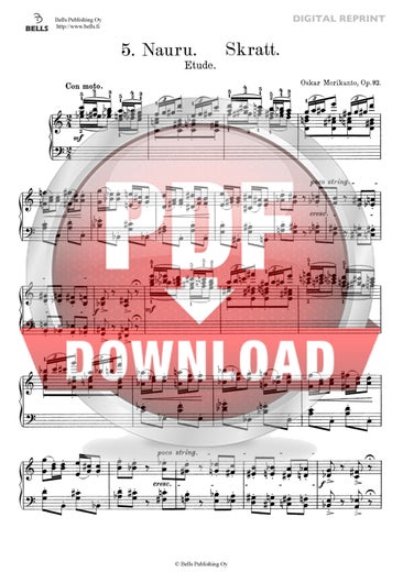 Oskar Merikanto: Nauru, Op. 92 No. 5