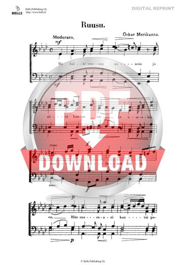 Merikanto, Oskar: Ruusu, OM 225