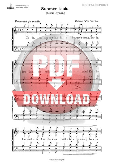 Merikanto, Oskar: Suomen laulu, OM 253