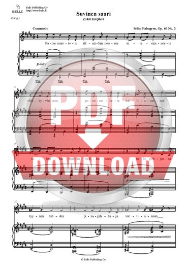 Palmgren, Selim: Suvinen saari, Op. 60 n. 3