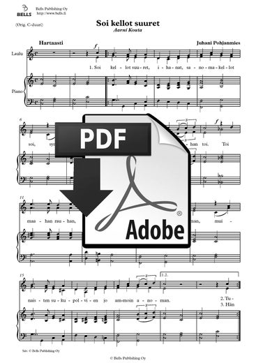 Pohjanmies, Juhani: Soi kellot suuret (duetto)