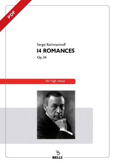 Rachmaninov, Sergej: 14 Romanze, Op. 34 (pdf)
