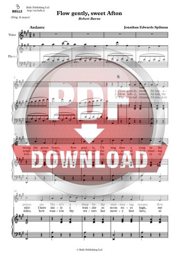 Spilman, Jonathan E.: Flow gently, sweet Afton