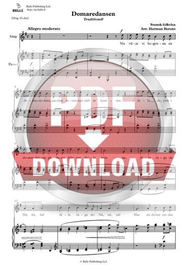 Trad. (arr. Herman Berens): Domaredansen