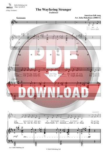 Trad. (arr. Juha Hakulinen): The Wayfaring Stranger (canzone solistica)