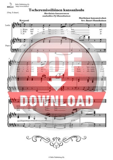 Trad. (arr. Ilmari Hannikainen): Tscheremissil&auml;inen kansanlaulu