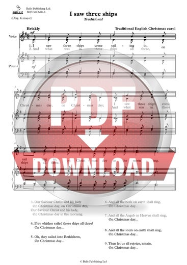 Trad.: I saw three ships (duetto)