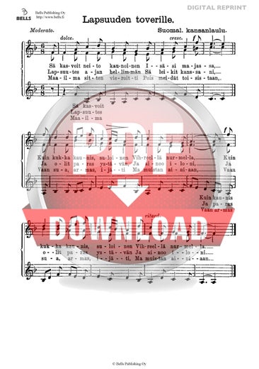 Trad. (arr.): Lapsuuden toverille (coro femminile)