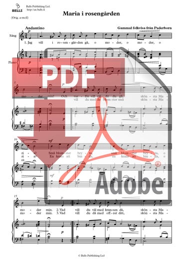 Trad. (arr.): Maria i roseng&aring;rden