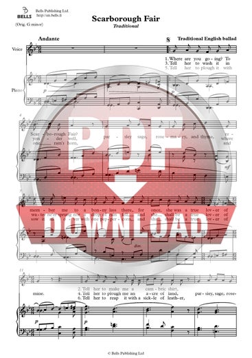 Trad.: Scarborough Fair (canzone solistica)