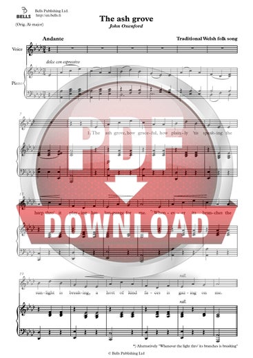 Trad.: The ash grove (canzone solistica)