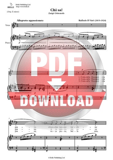 D'Atri, Raffaele: Chi sa!